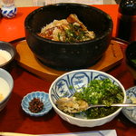 Yamaguchiya - 「石焼きうなぎ丼」で出てきた料理たち