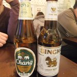 タイ料理 パヤオ - チャーン＆シンハービール