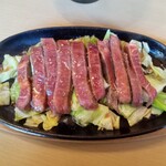 めしのやまいち - あか牛鉄板焼