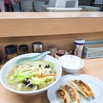 タンメン胖 - 【タンメンセット・餃子半ライス付】