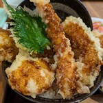 超天丼 虎之介 - ・超天丼(並) 1100円