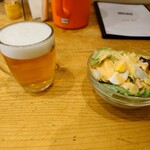 カレーライス Cari－Rio - マルエフ&サラダ(大盛り)