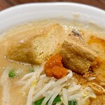 麺場 田所商店 - 料理写真:新潟味噌ラーメン  栃尾揚げとかんずりトッピング