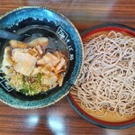 究極の塩だし そば助 稲荷町本店 - 濃厚ブレンド出汁豚つけ蕎麦900円