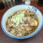 鈴家 - かけそば＋ゲソ天(650円)