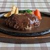 洋食ホシノ - ジャンボハンバーグステーキ ... お肉は250 gでデミグラスソースがたっぷり~