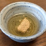 手打ちそば処 麓 - そば茶のゼリー