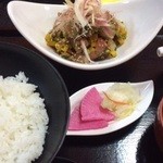 美よし - 海鮮納豆和え定食1200円
