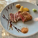 cheese Meat Mania KU-DETA - 和牛赤身の牛カツランチ（小）
