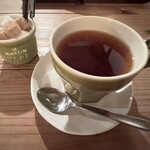 カフェ ピグリッチ - 食後の紅茶　夜に飲んだので眠れず… 寒かったので、あったかい飲み物しか飲めずσ(^_^;)