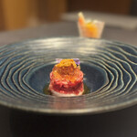 牛の達人 GINZA - 海鮮和牛ユッケジュレ＆自家製ピクルス