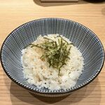 焼きあご塩らー麺 たかはし mozoワンダーシティ店 - お茶漬け用白めし