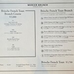 マーサーブランチ テラスハウス - ブランチメニュー