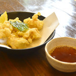 手打ちうどん こはる - かしわ天