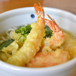 手打ちうどん こはる - エビ天うどん