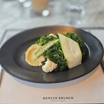 マーサーブランチ テラスハウス - ブランチコースのサラダ