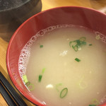 けとばし屋 チャンピオン - 〆のサービスお味噌汁