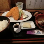 かがやき - あじフライ定食６００円税別