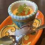 ピッツェリア　オオサキ 本店 - カニといくらのパンナコッタ