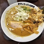 煮干しラーメン山岡家 - 料理写真:【限定】煮干し味噌ラーメン（細麺）　940円