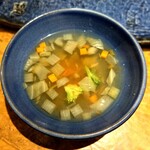 鉄板焼ステーキレストラン 碧 - スープ