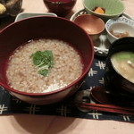 花仙庵 仙仁温泉 岩の湯 - そば粥