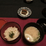 花仙庵 仙仁温泉 岩の湯 - 〆のイワナご飯