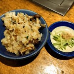 鉄板焼ステーキレストラン 碧 - ガーリックライス