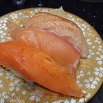 グルメ回転寿司 函太郎 新千歳空港店 - サーモン三昧