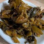 白龍ラーメン - 旨い辛子高菜♪