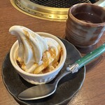 大和焼肉 結 - ソフトクリーム
