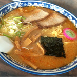 ドライブイン憩 - 味噌ラーメン大盛  700円