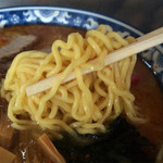 ドライブイン憩 - 味噌ラーメン  麺