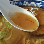 ドライブイン憩 - 味噌ラーメン スープ