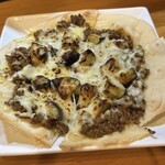 343762831 - 茄子のキーマカレーのピザ