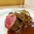ルディック - 料理写真:●本日のお肉料理
          「エゾ鹿のロースト  ポワヴラードソース」