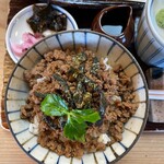 そば茶屋 よしむら - 鴨そぼろごはん