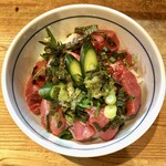 むこのっそん - ミニ本まぐろ丼+お造り(本まぐろ)