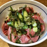 むこのっそん - ミニ本まぐろ丼+お造り(本まぐろ)