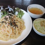 Cafe et repas よしのや - たらこパスタ（日替わりランチ）500円　