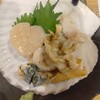 いちき - 殻付きホタテ 刺身　1408円