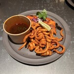 ブルー エントランス キッチン - 