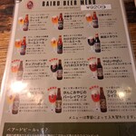 ソルティー オイスター ハウス - メニュー