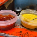 新ちゃん - タレ以外にもからしやコチジャン