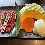 牧場直営 焼肉ふじの蔵 - カルビ御膳（って名前だった気がする！）