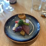 anchoa - メジマグロと朝採れ野菜　ロメスコソース