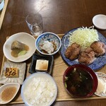 徳十郎屋 - 唐揚げ定食
