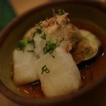 ゆるり家 - ナスと餅の揚げ出し