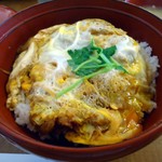 とんかつ伊勢 - 「ロースかつ丼」840円也。税込。