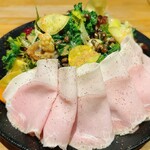 洋食 おがた - 冬野菜サラダ　ロースハム添え
